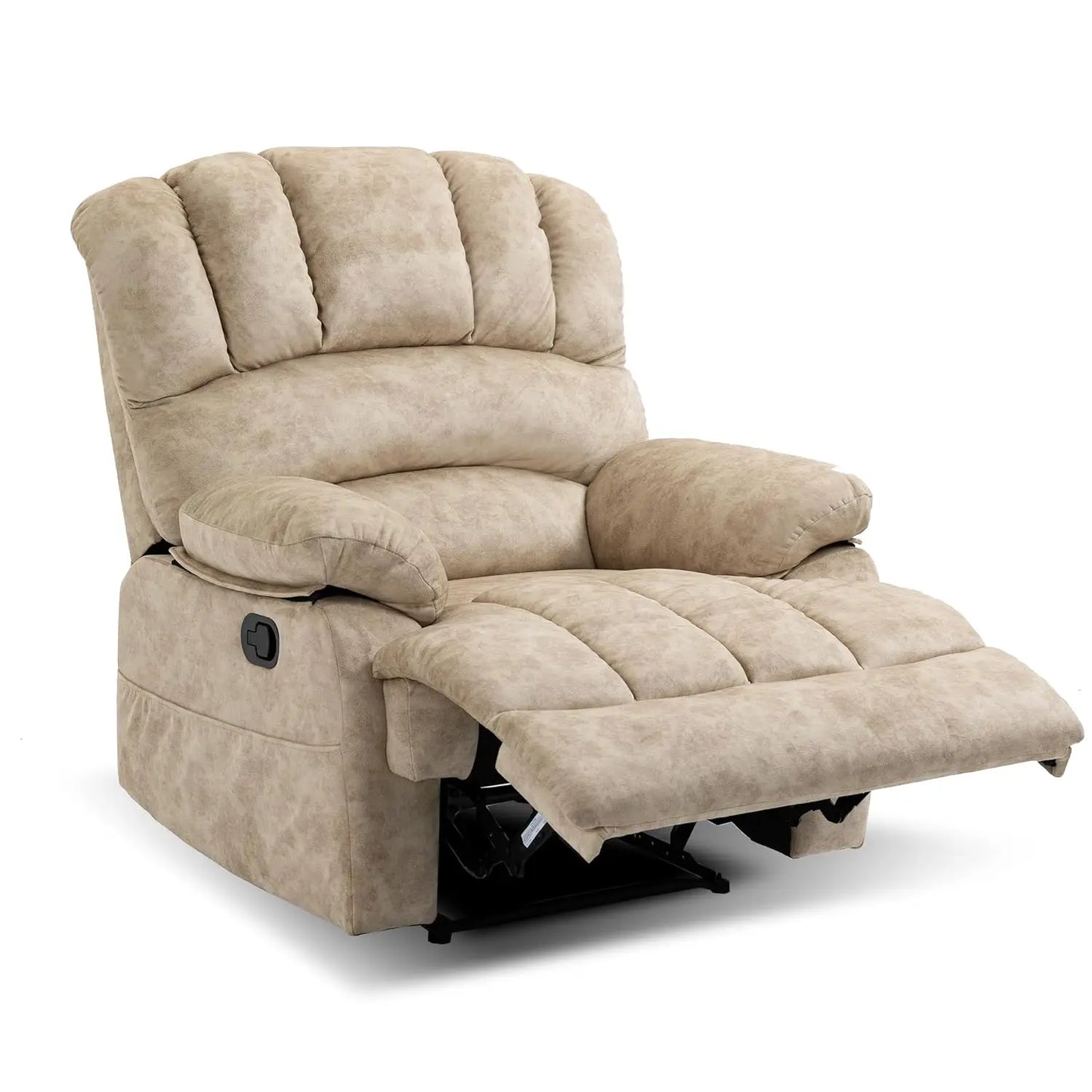Manual Recliner Chair for Living Room, Single Sofa Recliners for Adults 350LBS, Heavy Duty Reclining Max 155, Customized