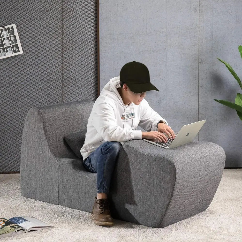 Lotus Zero Gravity Chaise Lounger, oam Recliner or Living Room, Ergonomic Positioning or Better Relaxation, Pillow Included, No