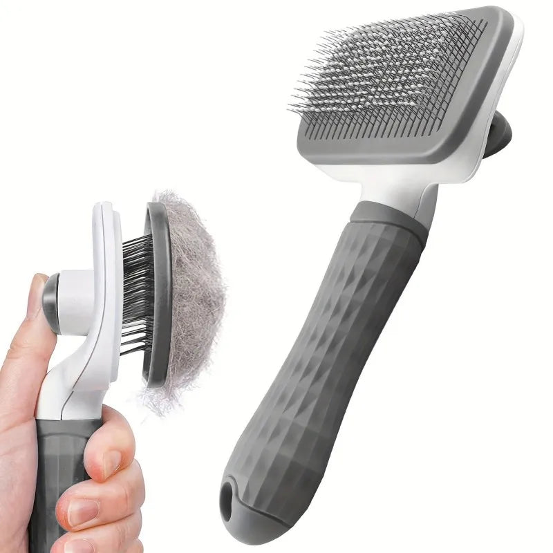Cat Brush for Shedding, Cat Brushes for Indoor Cats, Cat Brush for Long or Short Haired Cats, Cat Grooming Brush Cat Comb for
