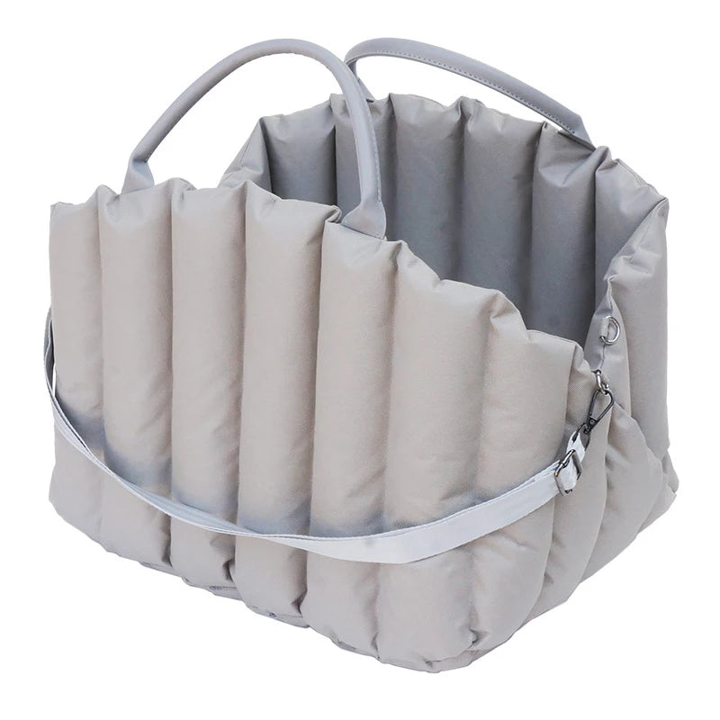 Pet Dog Bag Is Portable and Comfortable for Travel Luxury Handbag Winter Warm Removable Portable Outdoor Travel Safety Seat Bag