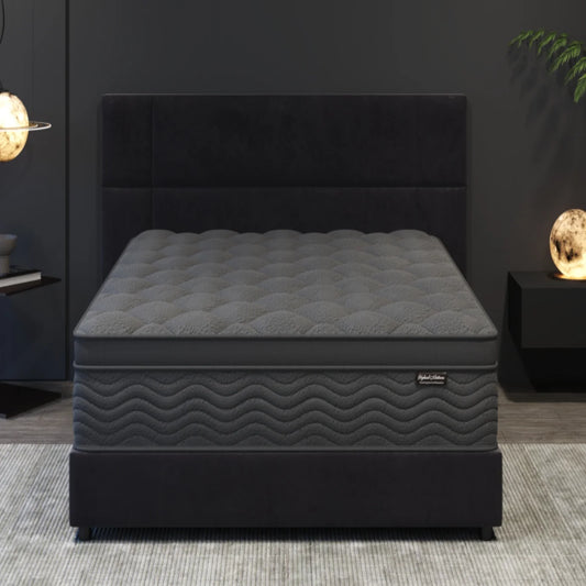 12 Inch - Black Gel Memory Foam & Individually Pocketed Innerspring Bed with Medium-Firm Feel Mattress Full Size Mattress