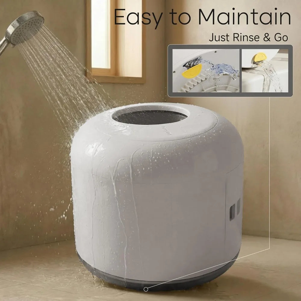 Automatic Litter Box Self Cleaning, Kitty Litter Box, Smart Safety Sensors, Odor & Leak Control, Large Capacity，Customized