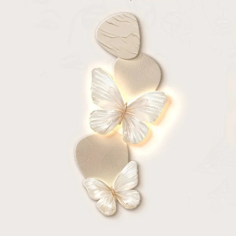Modern Butterfly Wall Accents Decorative Wall Sconces Elegant Wall Decor Luxury Mural Design Home Ornaments for Living Room