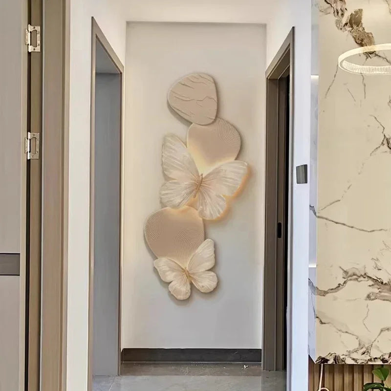 Modern Butterfly Wall Accents Decorative Wall Sconces Elegant Wall Decor Luxury Mural Design Home Ornaments for Living Room
