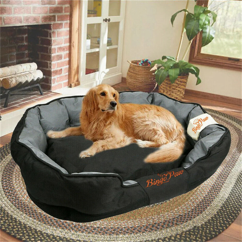 XXL XL L Orthopedic Sofa Dog Bed Waterproof Pet Mat Kennel Washable Pet Puppy Basket Cushion Removable fr Small Medium Large Dog