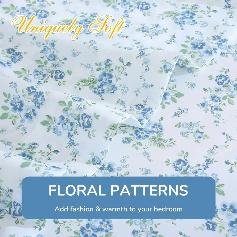King Size 4 Piece Sheet Set, Soft Breathable Bed Sheet Set for Bedroom with Deep Pocket Up to 16, WrinkleFree amp Cooling Beddin