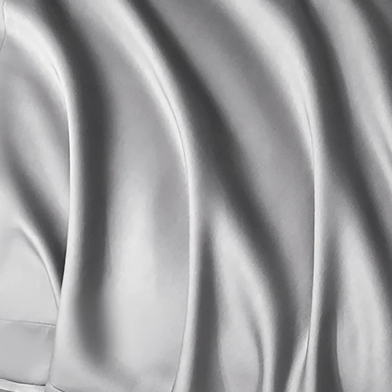 Natural Mulberry Silk Fitted Sheet  Mattress Cover Queen King Size Customized Size Luxury High-End Silk Bedding Sheets