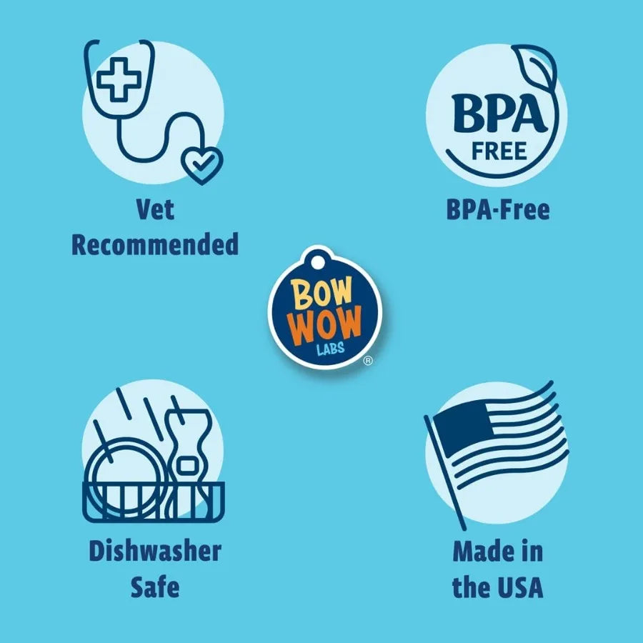 Buddy Safety Device Newly Redesigned Bully Stick Holder for Dogs Made in The USA Dishwasher Safe M-xq