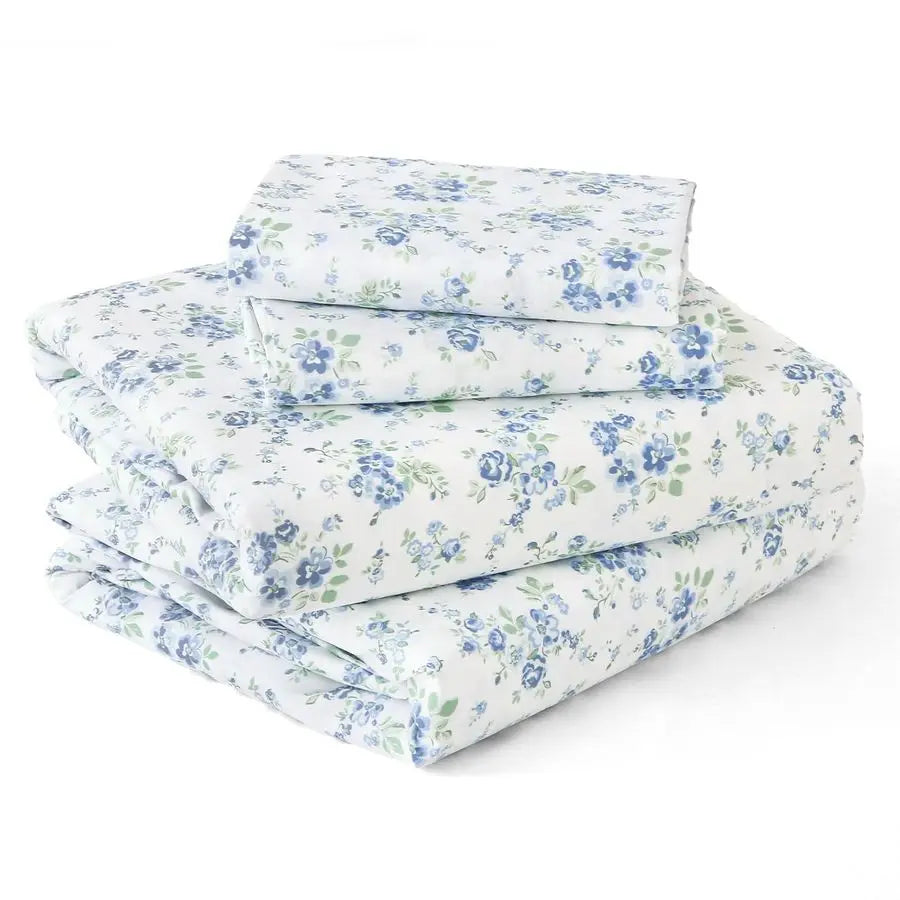 King Size 4 Piece Sheet Set, Soft Breathable Bed Sheet Set for Bedroom with Deep Pocket Up to 16, WrinkleFree amp Cooling Beddin