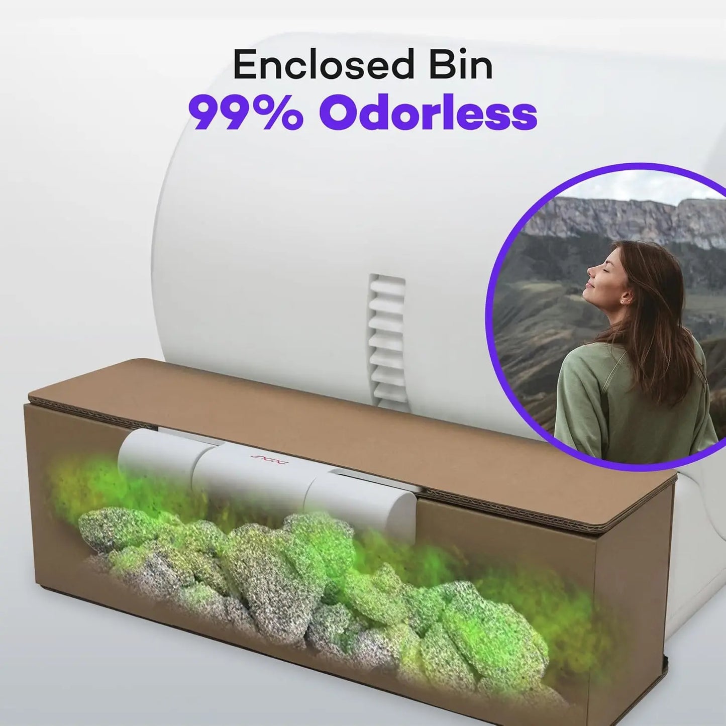 (Upgraded)  X5 Self Cleaning Cat Litter Box - Unique Open Top Split System - Automatic Litter Scooping Robot,, Customized
