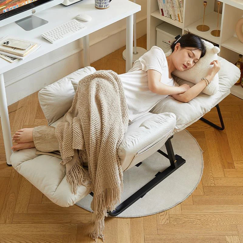 Sofa Chair Recliner Chair Reading Chair w/ Large Seats Soft Leisure Chair Armchair for Bedroom Adjustable Backrest Comfy Padding