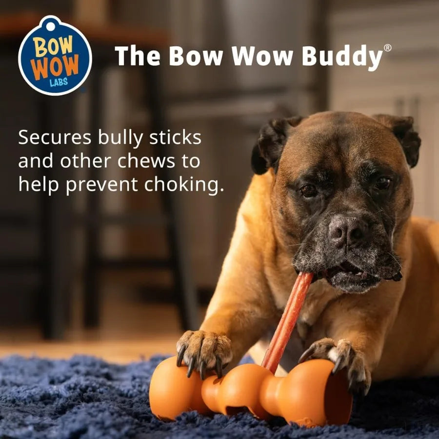 Buddy Safety Device Newly Redesigned Bully Stick Holder for Dogs Made in The USA Dishwasher Safe M-xq