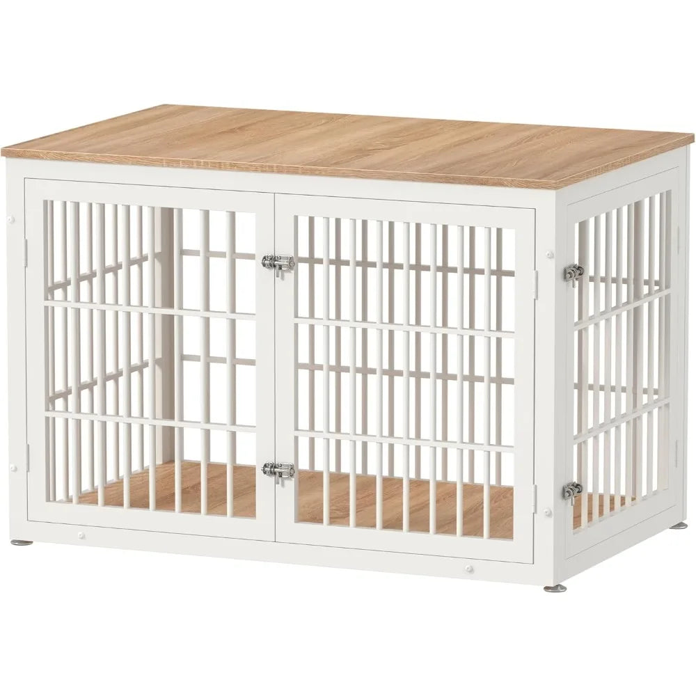 Heavy Duty Dog Crate Furniture for Large Dogs, Decorative Pet House End Table, Extra Large Wooden Cage Kennel，Customized