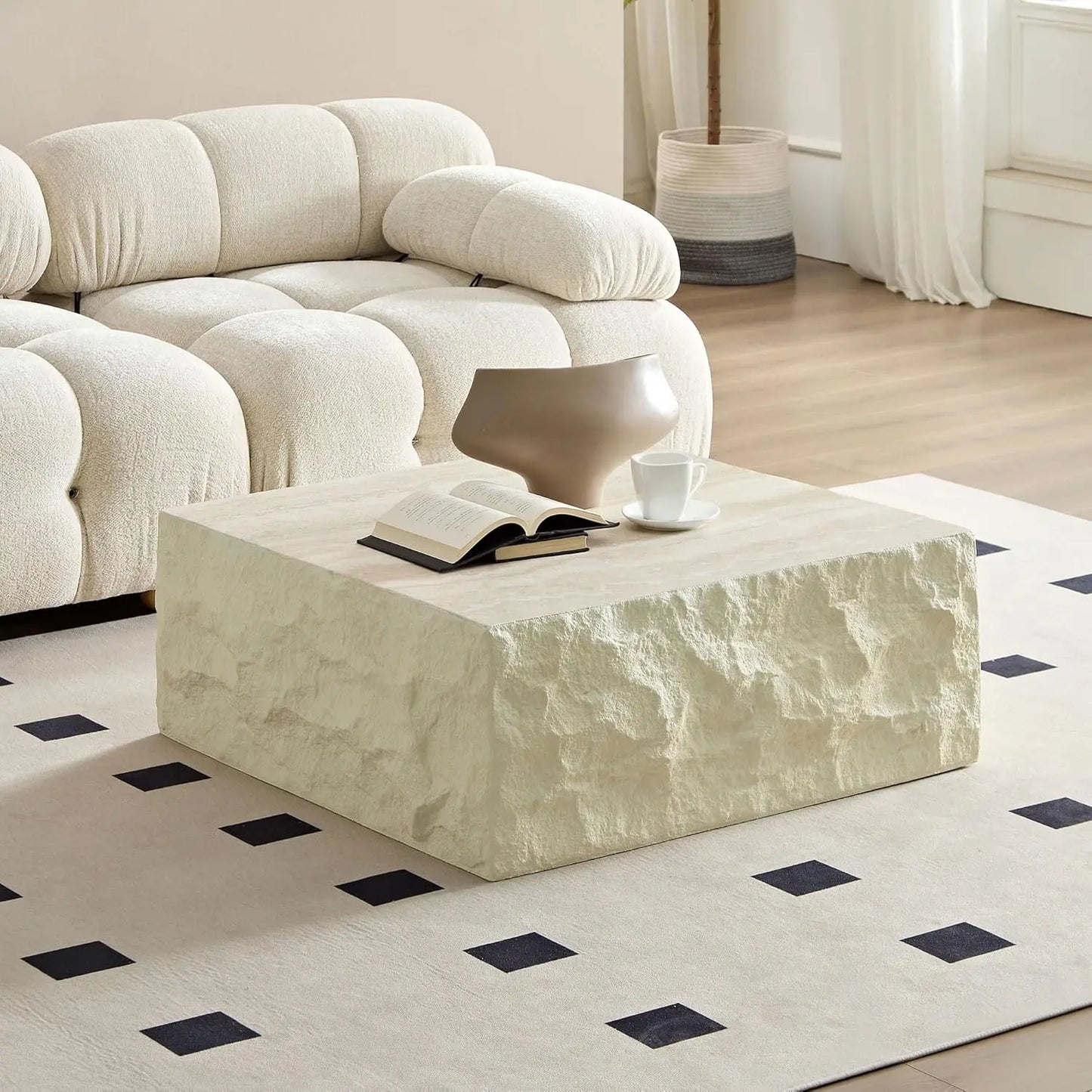Modern Coffee Table with Silver Stainless Steel Pedestal,Oval Living Room Table with Faux Marble Top & Luxury, Customized