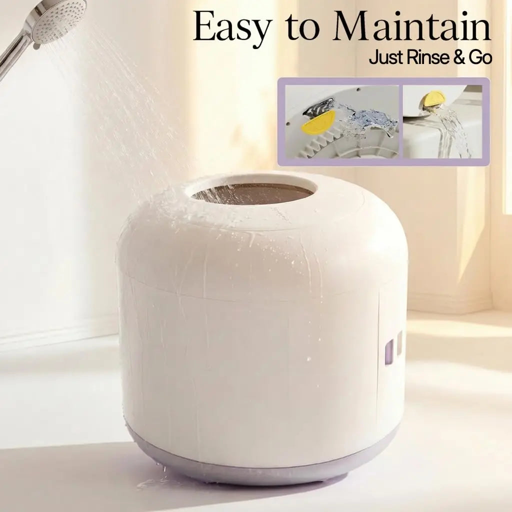 Self Cleaning Automatic Litter Box, Smart Sensors, Odor Leak Control, Large Multi Cat, App & 40 Bags, Custom