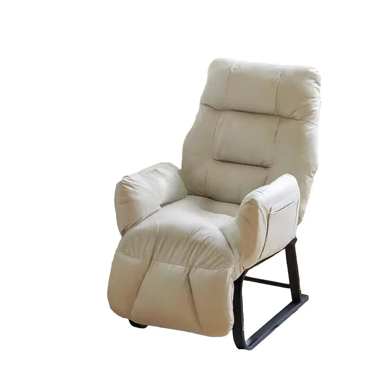 Sofa Chair Recliner Chair Reading Chair w/ Large Seats Soft Leisure Chair Armchair for Bedroom Adjustable Backrest Comfy Padding